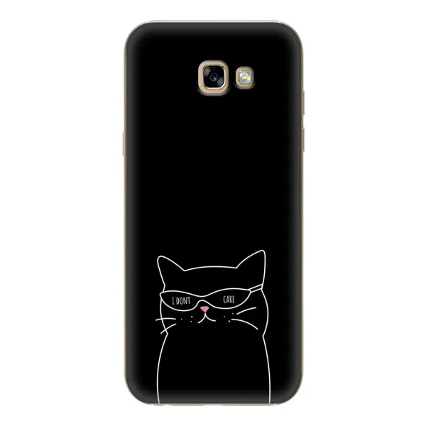 Чехол с принтом «Равнодушный кот» для Samsung Galaxy A7 2017 (A720, A720F)