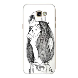 Чехол с печатью для Samsung Galaxy A7 2017 / A720 / A720F - (Мода) (AlphaPrint) (Фото девочки)