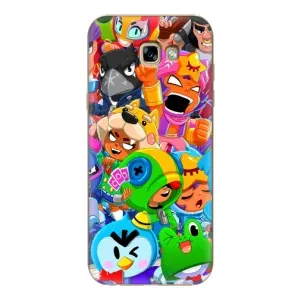 Чехлы Brawl Stars для Samsung Galaxy A7 2017 / A720 / A720F (AlphaPrint) (Герої Бравл Старс)
