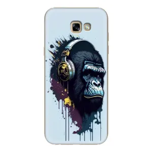 Чохол з Мавпами Samsung Galaxy A7 2017 / A720 / A720F - (AlphaPrint) (Горила в навушниках)