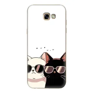 Чехол с рисунком кот на Samsung Galaxy A7 2017 / A720 / A720F (Коты в очках)