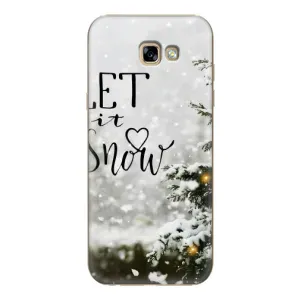 Новорічні, Святкові Чохли для Samsung Galaxy A7 2017 / A720 / A720F - 2024 год (Let it snow)