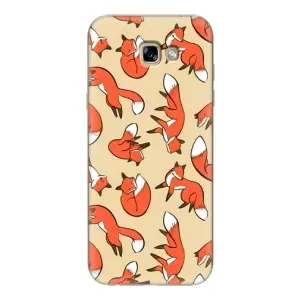 Чехлы с картинкой Лисички для Samsung Galaxy A7 2017 / A720 / A720F (VPrint) (Лисички)