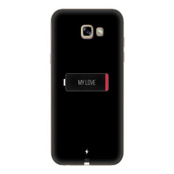 Чехол с принтом «Love battery» для Samsung Galaxy A7 2017 (A720, A720F)