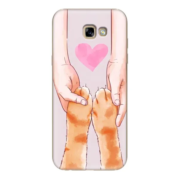 Чехол с принтом «Любовь к котикам» для Samsung Galaxy A7 2017 (A720, A720F)
