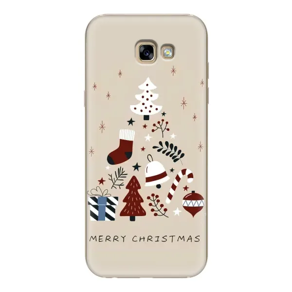 Чехол с принтом «Merry Christmas» для Samsung Galaxy A7 2017 (A720, A720F)