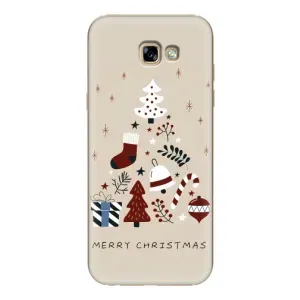 Рождественские Чехлы для Samsung Galaxy A7 2017 / A720 / A720F (VPrint) (Merry Christmas)