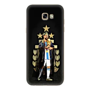 Чехлы для Samsung Galaxy A7 2017 / A720 / A720F (Leo чемпион) (AlphaPrint) (Месси Король)