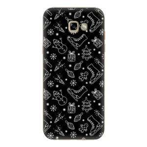 Новорічні, Святкові Чохли для Samsung Galaxy A7 2017 / A720 / A720F - 2024 год (Новорічний фон)