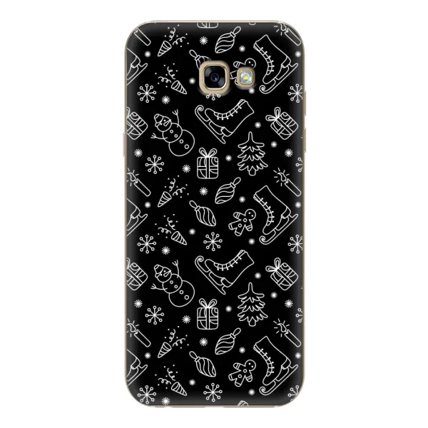 Чехол с принтом «Новогодний фон» для Samsung Galaxy A7 2017 (A720, A720F) Чехол с принтом «Новогодний фон» для Samsung Galaxy A7 2017 (A720, A720F)