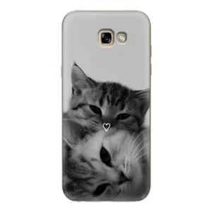 Чехол с рисунком кот на Samsung Galaxy A7 2017 / A720 / A720F (Пара котов)