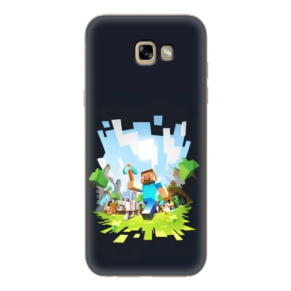 Чехол с принтом «персонажи Minecraft» для Samsung Galaxy A7 2017 (A720, A720F)