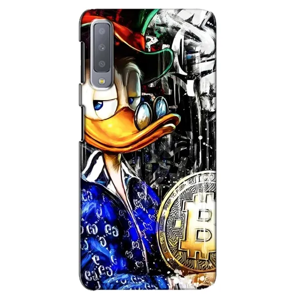Чохол з принтом «Біткойн Скрудж» для Samsung Galaxy A7 2018 (A750) Чохол з принтом «Біткойн Скрудж» для Samsung Galaxy A7 2018 (A750)