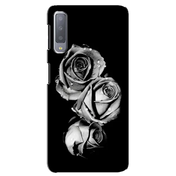 Чохол з принтом «Чорна троянда» для Samsung Galaxy A7 2018 (A750)