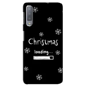 Різдвяні, Святкові Чохли для Самсунг A7-2018, A750 (Christmas loading)