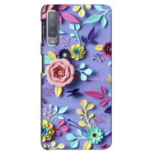 Чохли з квітами для Samsung Galaxy A7-2018, A750 (VPrint) (Дизайн квітів)