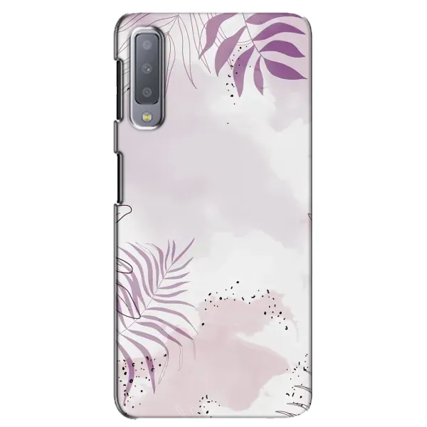 Чохол з принтом «Фіолетове листя» для Samsung Galaxy A7 2018 (A750)