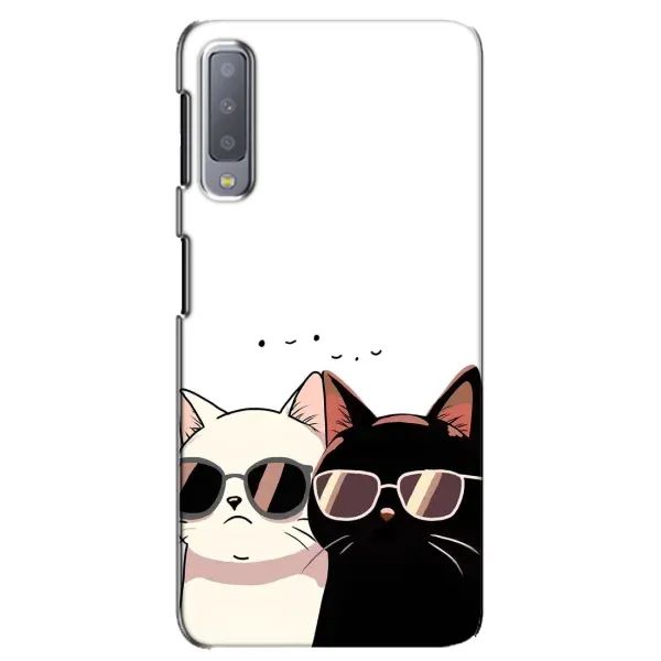 Чохол з принтом «Коти в окулярах» для Samsung Galaxy A7 2018 (A750) Чохол з принтом «Коти в окулярах» для Samsung Galaxy A7 2018 (A750)