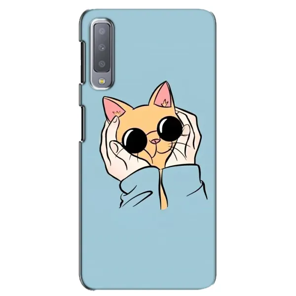 Чохол з принтом «Котик в окулярах» для Samsung Galaxy A7 2018 (A750) Чохол з принтом «Котик в окулярах» для Samsung Galaxy A7 2018 (A750)