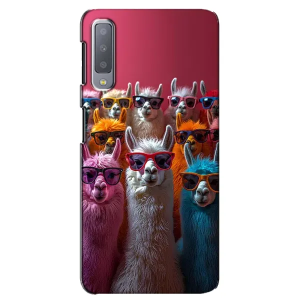 Чохол з принтом «Лами в окулярах» для Samsung Galaxy A7 2018 (A750) Чохол з принтом «Лами в окулярах» для Samsung Galaxy A7 2018 (A750)