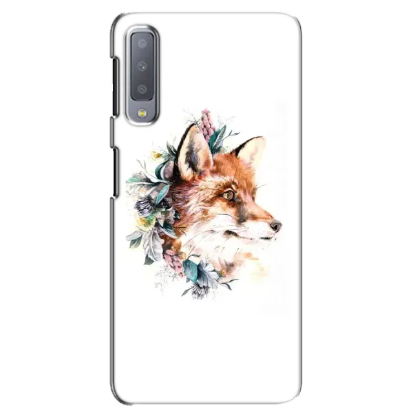 Чохол з принтом «Лиса в квітах» для Samsung Galaxy A7 2018 (A750) Чохол з принтом «Лиса в квітах» для Samsung Galaxy A7 2018 (A750)