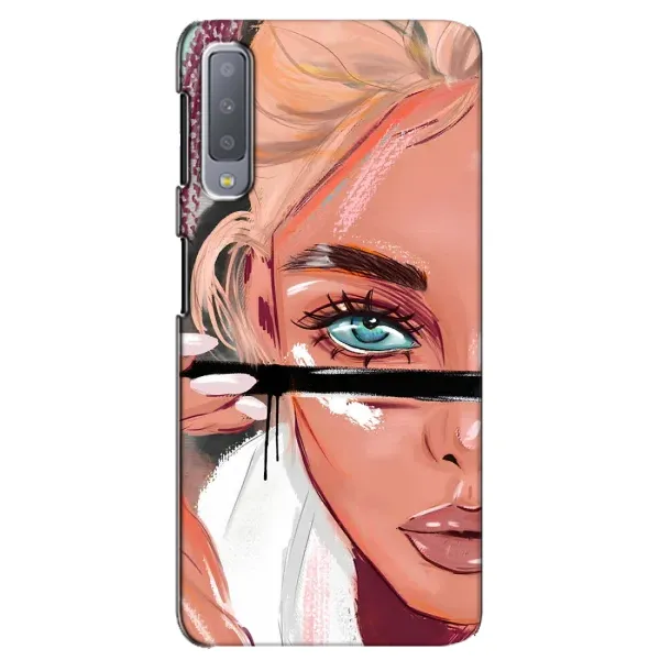 Чохол з принтом «Макіяж» для Samsung Galaxy A7 2018 (A750)