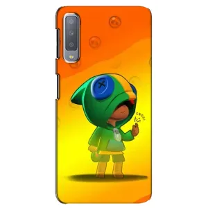 Чехол для Samsung Galaxy A7-2018, A750 Бравл Старс (VPrint) (Мальчик Леон)
