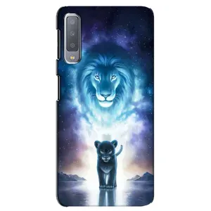Чохол з картинкою ЛЕВ для Samsung Galaxy A7-2018, A750 (VPrint) (Маленький лев)