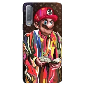 Бренднові Чохли для Samsung Galaxy A7-2018, A750 - (PREMIUMPrint) (Mario LV)
