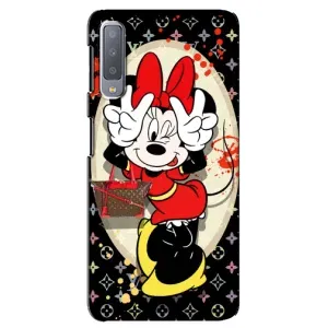 Чохол Disney Mouse Samsung Galaxy A7-2018, A750 (PREMIUMPrint) (Мінні peace)