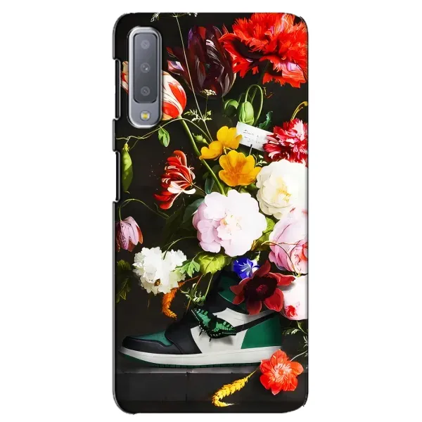 Чохол з принтом «Nike цветы» для Samsung Galaxy A7 2018 (A750) Чохол з принтом «Nike цветы» для Samsung Galaxy A7 2018 (A750)