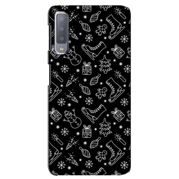Чохол з принтом «Новорічний фон» для Samsung Galaxy A7 2018 (A750) Чохол з принтом «Новорічний фон» для Samsung Galaxy A7 2018 (A750)