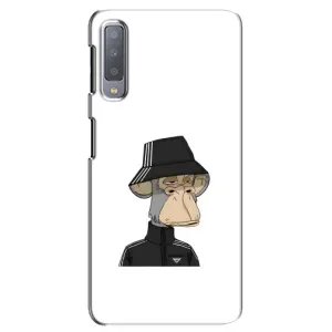 Чехлы с Обезьянами NFT для Samsung Galaxy A7-2018, A750 (AlphaPrint) (обезьяна NFT Adidas)