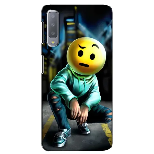 Чохол з принтом «Хлопець смайл» для Samsung Galaxy A7 2018 (A750)