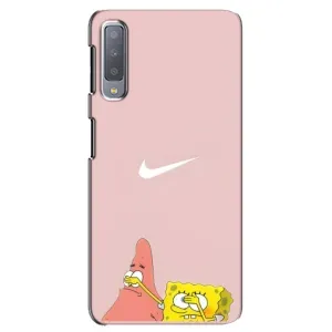 Чохол з принтом «Патрік і Губка» для Samsung Galaxy A7 2018 (A750)