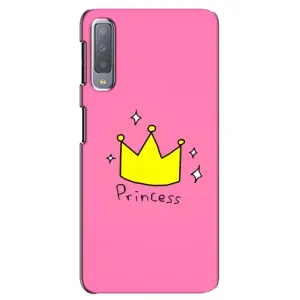 Чохол з картинкою (Стильні) Самсунг A7-2018, A750 - (AlphaPrint) (Princess)