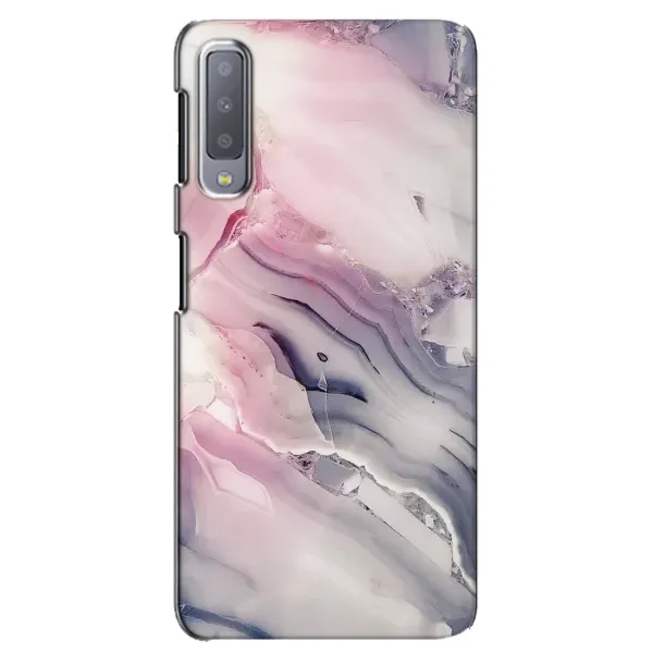 Чохол з принтом «Пурпурний Мрамор» для Samsung Galaxy A7 2018 (A750)