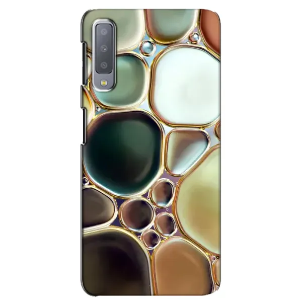 Чохол з принтом «Радужний Мрамор» для Samsung Galaxy A7 2018 (A750)