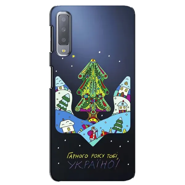 Чохол з принтом «Різдвяний герб» для Samsung Galaxy A7 2018 (A750) Чохол з принтом «Різдвяний герб» для Samsung Galaxy A7 2018 (A750)