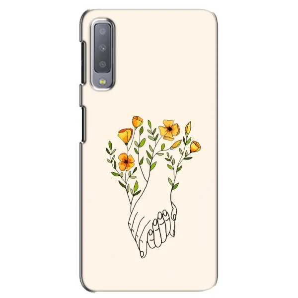 Чохол з принтом «Руки любві» для Samsung Galaxy A7 2018 (A750)