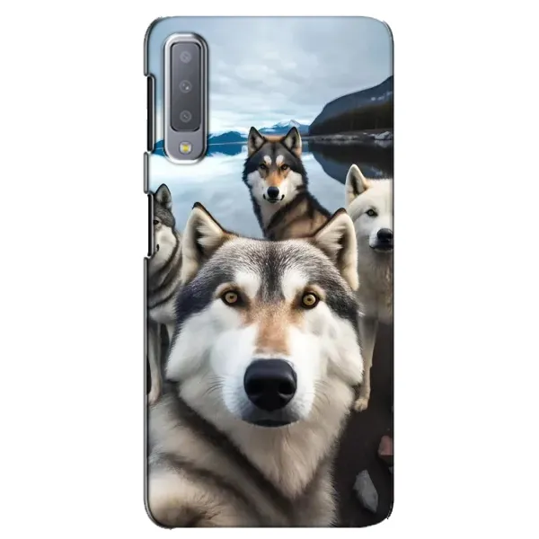 Чохол з принтом «Селфі Хаскі» для Samsung Galaxy A7 2018 (A750) Чохол з принтом «Селфі Хаскі» для Samsung Galaxy A7 2018 (A750)