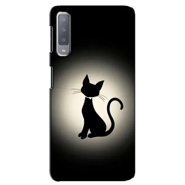 Чохол з принтом «Силует котика» для Samsung Galaxy A7 2018 (A750) Чохол з принтом «Силует котика» для Samsung Galaxy A7 2018 (A750)