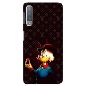 Чехли для Samsung Galaxy A7-2018, A750 - Скрудж МакДак Louis Vuitton (PREMIUMPrint) (Скрудж з ботліантом)