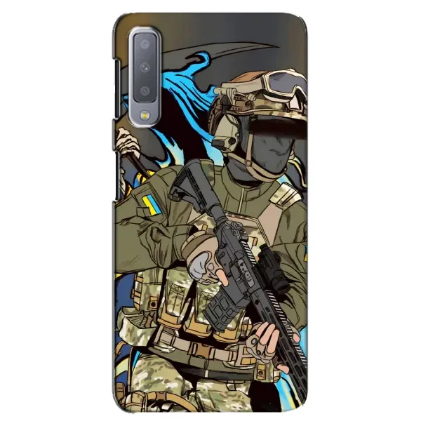 Чохол з принтом «Воїн ЗСУ» для Samsung Galaxy A7 2018 (A750) Чохол з принтом «Воїн ЗСУ» для Samsung Galaxy A7 2018 (A750)