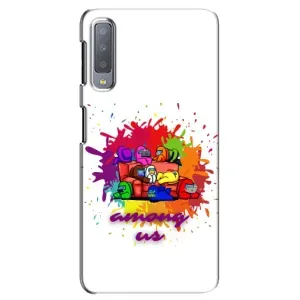 Чохли Амонг Ас для Samsung Galaxy A7-2018, A750 (AlphaPrint) (Яскравий АмонгАс)