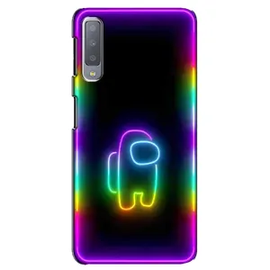 Чохли Амонг Ас для Samsung Galaxy A7-2018, A750 (AlphaPrint) (Яскравий скін)