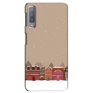 Новорічні, Святкові Чохли для Samsung Galaxy A7-2018, A750 - 2024 год (Зимове місто)
