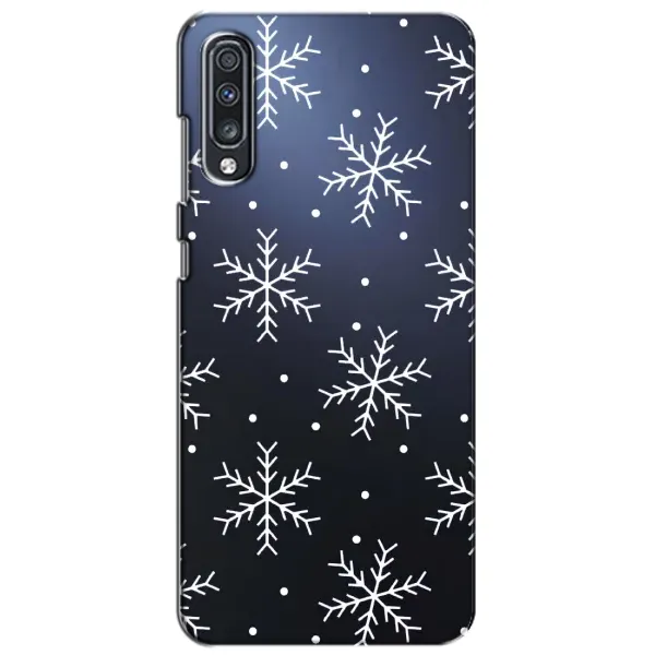 Чохол з принтом «Білі сніжинки» для Samsung Galaxy A70 2019 (A705F) Чохол з принтом «Білі сніжинки» для Samsung Galaxy A70 2019 (A705F)