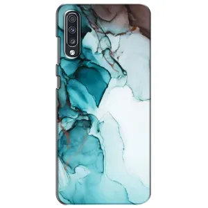 Чехол с принтом «Бирюзовый мрамор» для Samsung Galaxy A70 2019 (A705F)