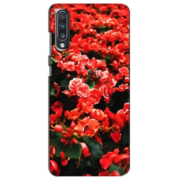 Чехол с принтом «Цветы красные» для Samsung Galaxy A70 2019 (A705F) Чехол с принтом «Цветы красные» для Samsung Galaxy A70 2019 (A705F)